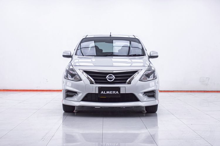 Nissan Almera 2017 1.2 E Sportech Sedan เบนซิน ไม่ติดแก๊ส เกียร์อัตโนมัติ เทา รูปที่ 4