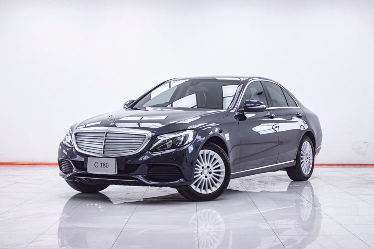 รถ Mercedes-Benz C-Class C180 สี น้ำเงิน