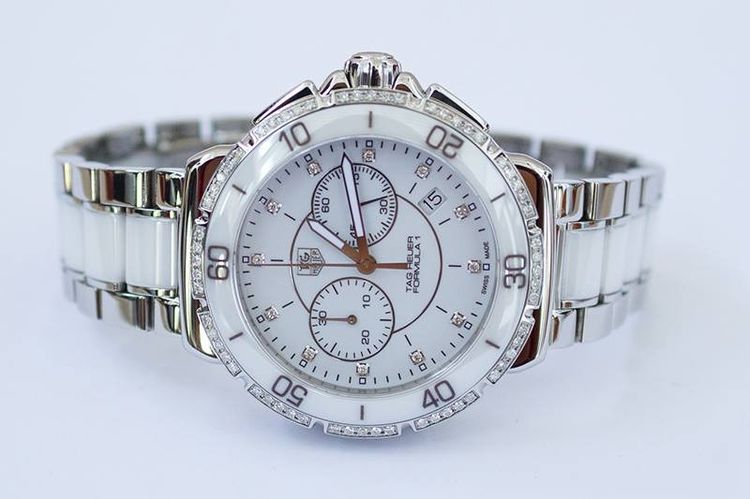 ขาว นาฬิกา TAG HEUER Formula 1 Diamond 