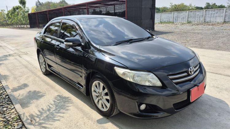 Toyota Altis 2008 1.8 E Sedan เบนซิน ไม่ติดแก๊ส เกียร์อัตโนมัติ ดำ รูปที่ 2