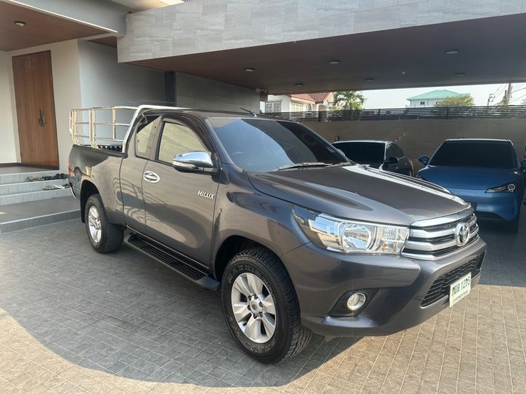 Toyota Hilux Revo 2016 2.4 E Prerunner Pickup ดีเซล ไม่ติดแก๊ส เกียร์ธรรมดา ดำ รูปที่ 3