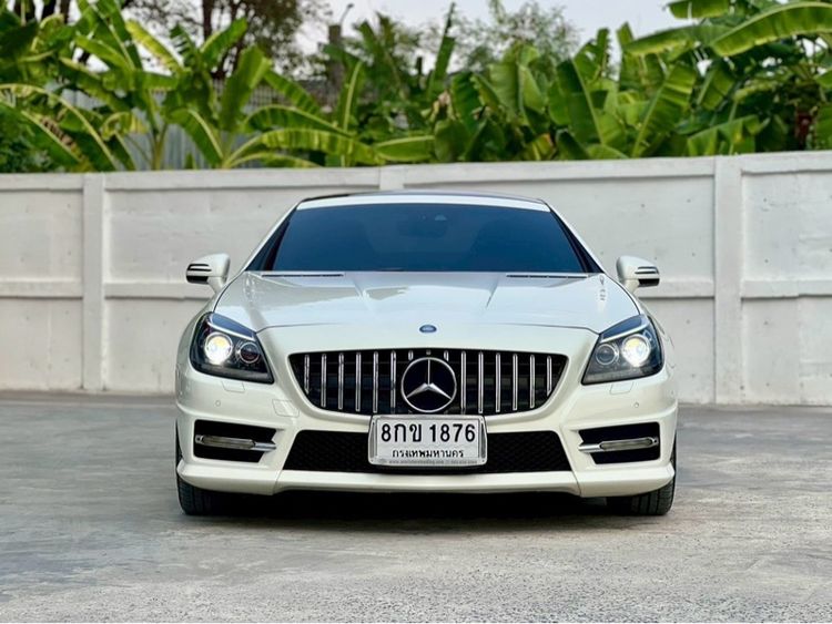 Mercedes-Benz SLK-Class 2013 SLK200 AMG Sedan เบนซิน ไม่ติดแก๊ส เกียร์อัตโนมัติ ขาว รูปที่ 2