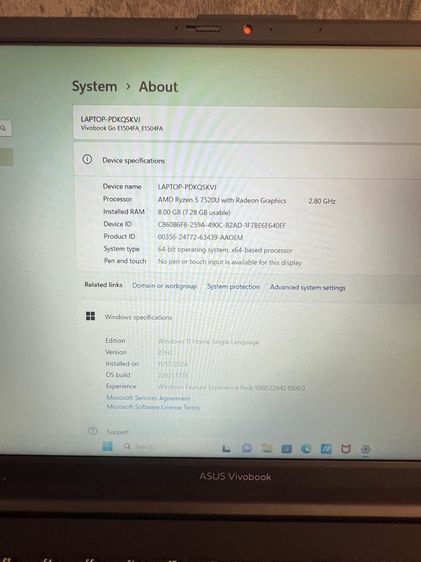 Asus Vivobook Go15 M1504FA-NJ516W รูปที่ 3