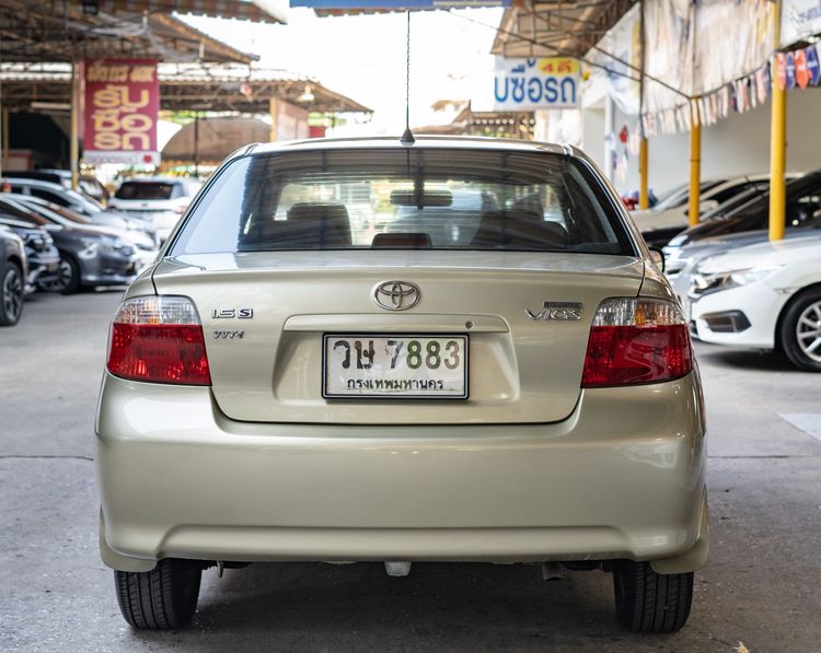 Toyota Vios 2003 1.5 S Sedan เบนซิน ไม่ติดแก๊ส เกียร์อัตโนมัติ น้ำตาล รูปที่ 4