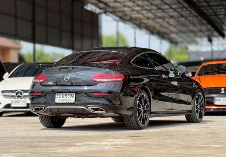 Mercedes-Benz C-Class 2022 C200 Sedan เบนซิน ไม่ติดแก๊ส เกียร์อัตโนมัติ ดำ รูปที่ 4