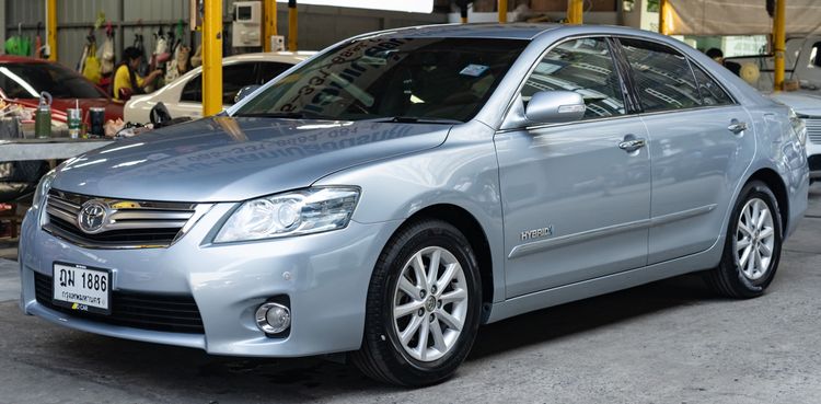 Toyota Camry 2010 2.4 Hybrid Sedan ไฮบริด ไม่ติดแก๊ส เกียร์อัตโนมัติ เทา รูปที่ 2