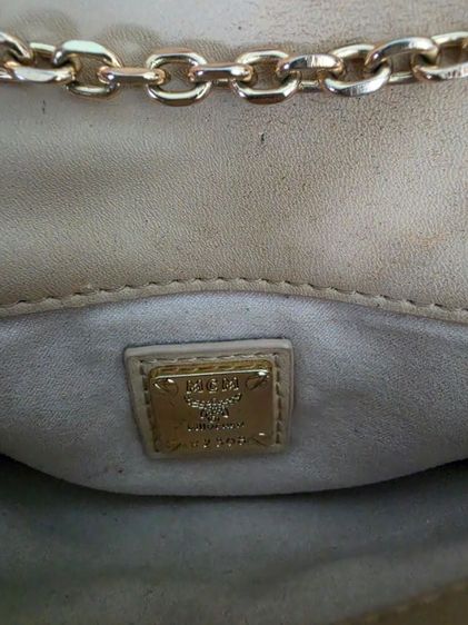 MCM Millie Star Eyed Bunny Visetos Cognac Small Flap Crossbody Bag รูปที่ 3