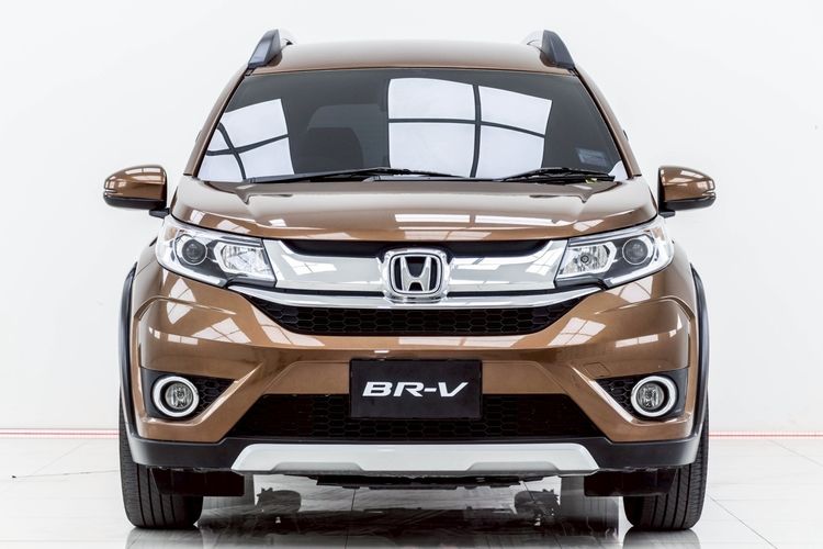 Honda BR-V 2017 1.5 SV Utility-car เบนซิน ไม่ติดแก๊ส เกียร์อัตโนมัติ น้ำตาล รูปที่ 4
