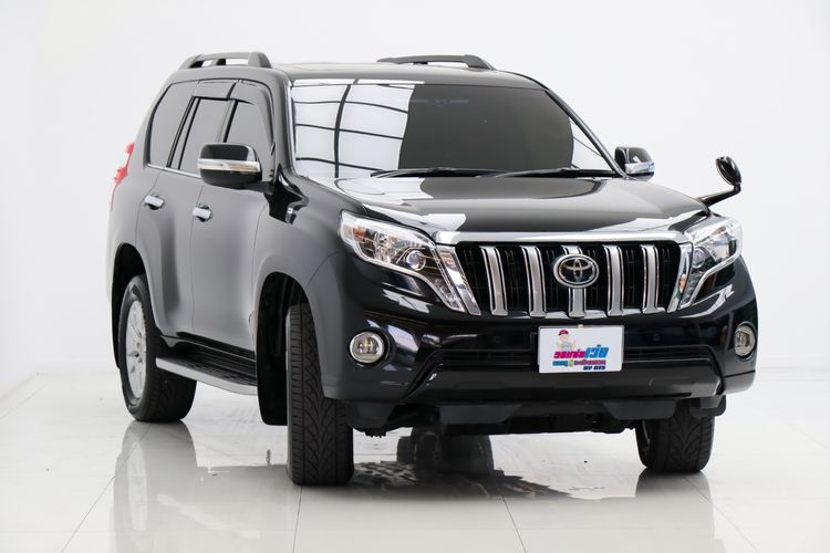 Toyota Land Cruiser Prado 2017 2.8 TX 4WD Utility-car ดีเซล ไม่ติดแก๊ส เกียร์อัตโนมัติ ดำ รูปที่ 3