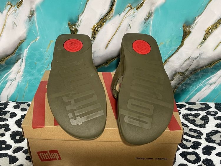 รองเท้า fitflop สีเขียว-น้ำตาล ของแท้ รูปที่ 9