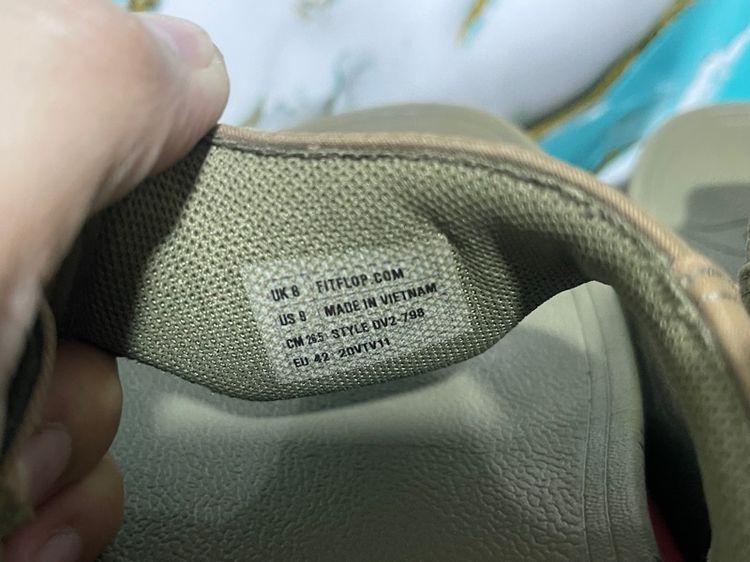 รองเท้า fitflop สีเขียว-น้ำตาล ของแท้ รูปที่ 8