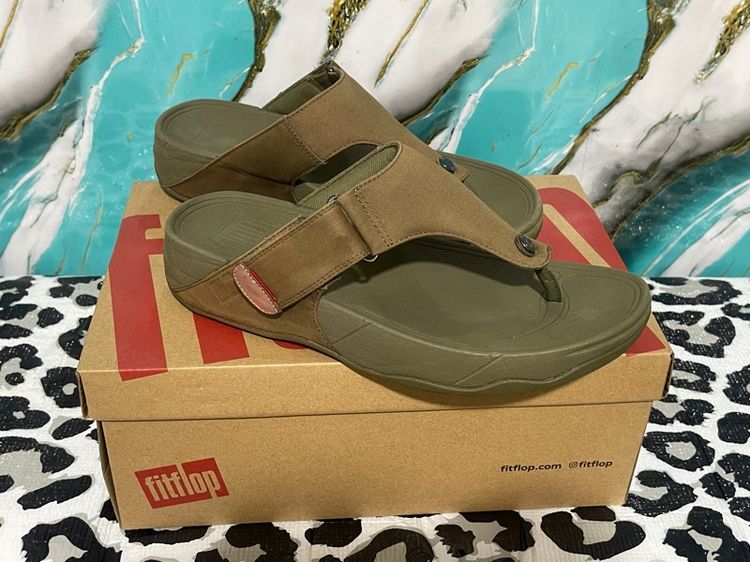 รองเท้า fitflop สีเขียว-น้ำตาล ของแท้ รูปที่ 5