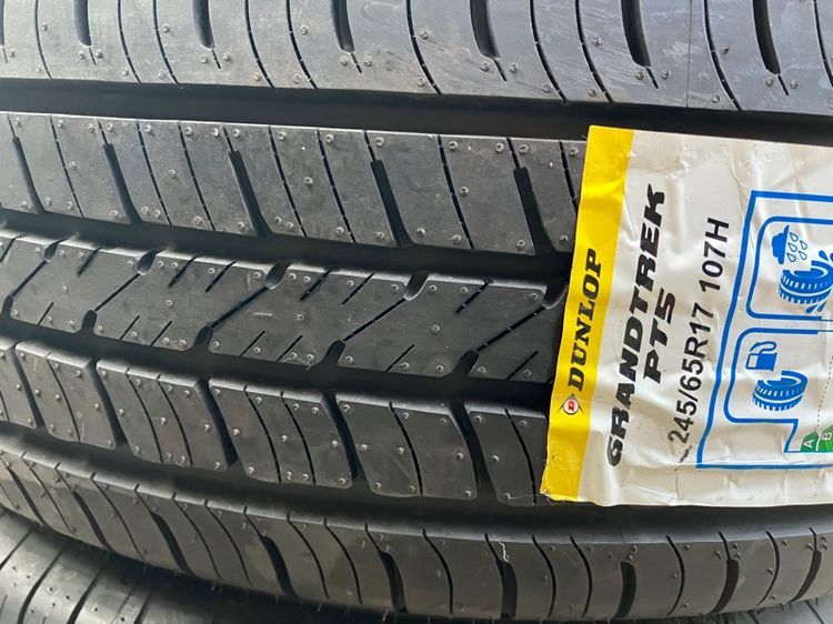 ยางขอบ17 DUNLOP 245 65 17 รุ่น GRANDTREK PT5 MADE IN JAPAN กลางปี24 ของใหม่ ยังไม่เคยลงพื้น ราคาชุดละ 7500  บาท รูปที่ 5