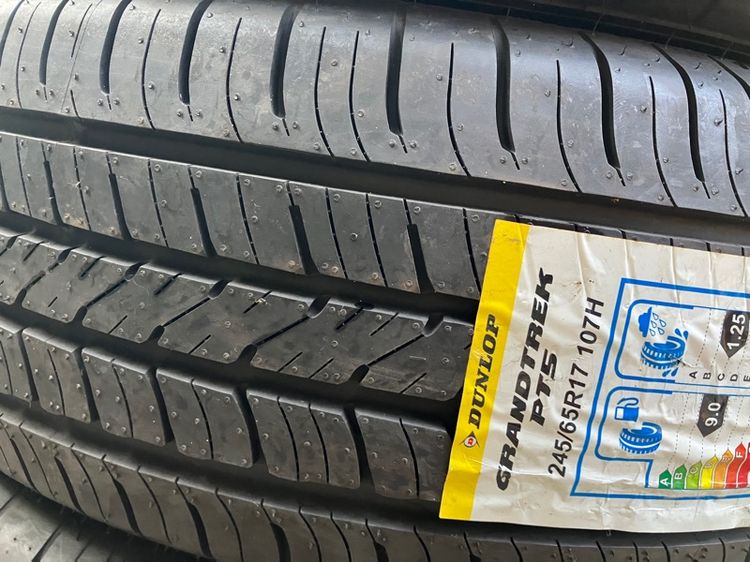 ยางขอบ17 DUNLOP 245 65 17 รุ่น GRANDTREK PT5 MADE IN JAPAN กลางปี24 ของใหม่ ยังไม่เคยลงพื้น ราคาชุดละ 7500  บาท รูปที่ 6