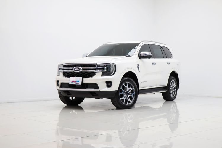 รถ Ford Everest 2.0 Titanium Plus 4WD สี ขาว