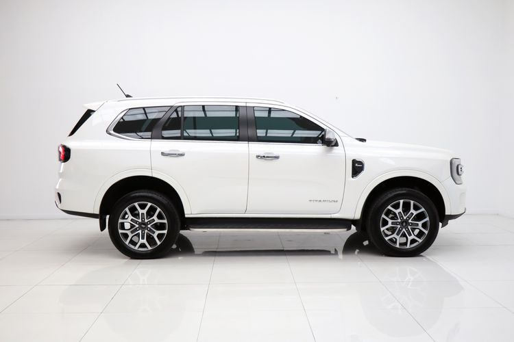 Ford Everest 2023 2.0 Titanium Plus 4WD Utility-car ดีเซล ไม่ติดแก๊ส เกียร์อัตโนมัติ ขาว รูปที่ 2