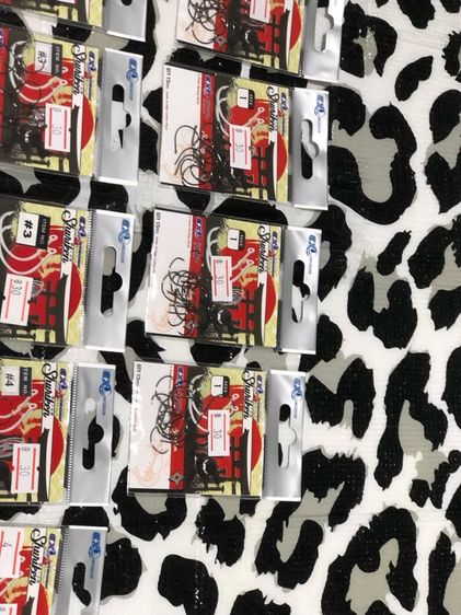 ตัวเบ็ด ตกกุ้ง มีหลายเบอร์ หลายยี่ห้อ รวมทั้งหมด 18 ซอง เหมา 350 บาท  รูปที่ 4