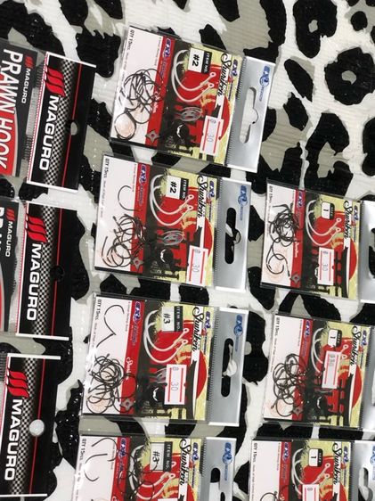 ตัวเบ็ด ตกกุ้ง มีหลายเบอร์ หลายยี่ห้อ รวมทั้งหมด 18 ซอง เหมา 350 บาท  รูปที่ 5