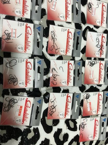 ตัวเบ็ด จินุ Gamakatsu มีหลายเบอร์ หลายขนาด รวมทั้งหมด 28 ซอง เหมา 999 บาท รูปที่ 7