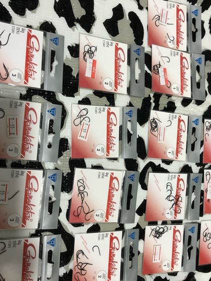 ตัวเบ็ด จินุ Gamakatsu มีหลายเบอร์ หลายขนาด รวมทั้งหมด 28 ซอง เหมา 999 บาท รูปที่ 6