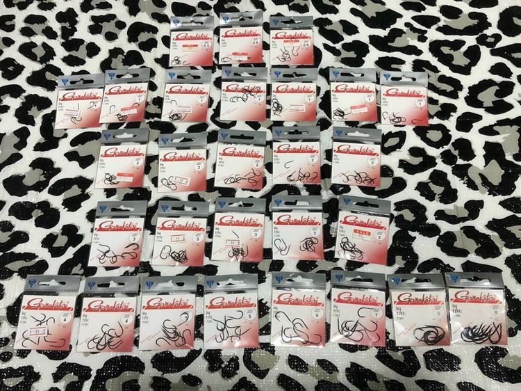 ไม่ระบุ ตกปลา อื่นๆ ตัวเบ็ด จินุ Gamakatsu มีหลายเบอร์ หลายขนาด รวมทั้งหมด 28 ซอง เหมา 999 บาท