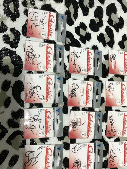 ตัวเบ็ด จินุ Gamakatsu มีหลายเบอร์ หลายขนาด รวมทั้งหมด 28 ซอง เหมา 999 บาท รูปที่ 8