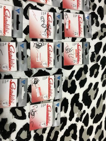 ตัวเบ็ด จินุ Gamakatsu มีหลายเบอร์ หลายขนาด รวมทั้งหมด 28 ซอง เหมา 999 บาท รูปที่ 5