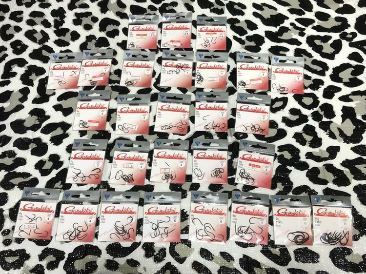 ตัวเบ็ด จินุ Gamakatsu มีหลายเบอร์ หลายขนาด รวมทั้งหมด 28 ซอง เหมา 999 บาท รูปที่ 10