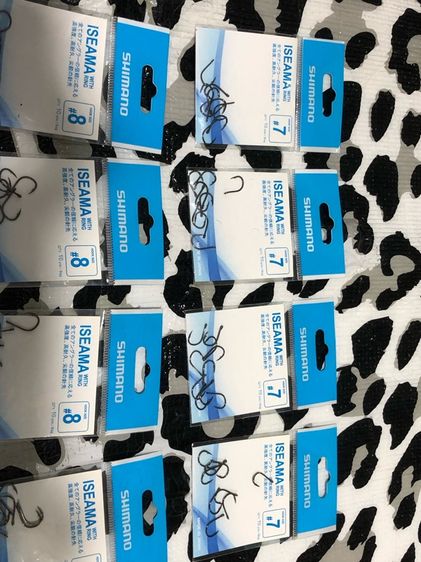 ตัวเบ็ด SHIMANO ISEAMA มีหลายเบอร์ รวมทั้งหมด 22 ซอง เหมา 600 บาท  รูปที่ 3