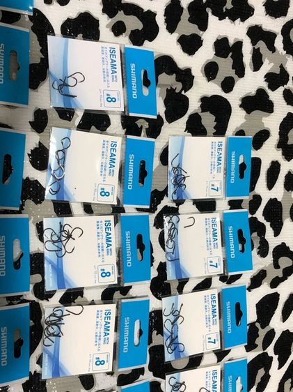 ตัวเบ็ด SHIMANO ISEAMA มีหลายเบอร์ รวมทั้งหมด 22 ซอง เหมา 600 บาท  รูปที่ 4