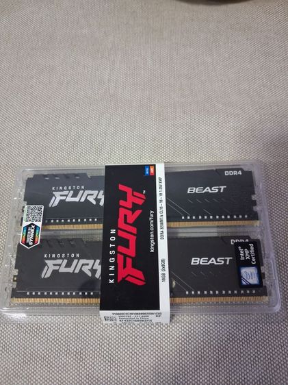 ที่เก็บข้อมูลและเมมโมรี่การ์ด RAM Fury Beast 16GB DDR4 3200MHz มือ 1