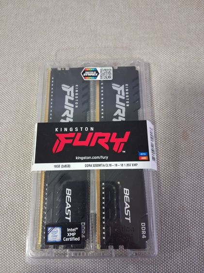 RAM Fury Beast 16GB DDR4 3200MHz มือ 1 รูปที่ 2