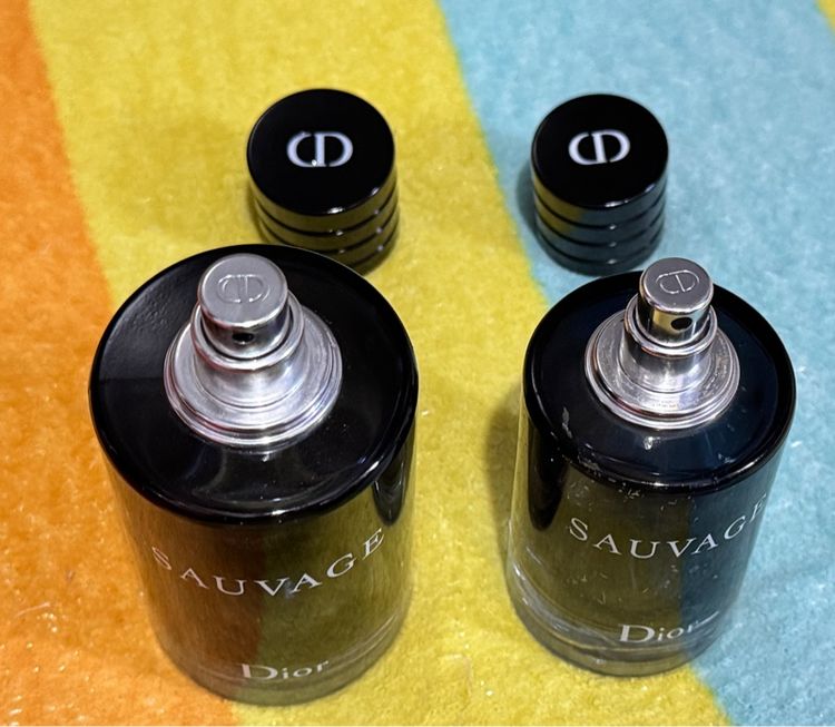 ขวดน้ําหอมเปล่า Dior Sauvag 2ขวด ของแท้ค่ะ รูปที่ 6
