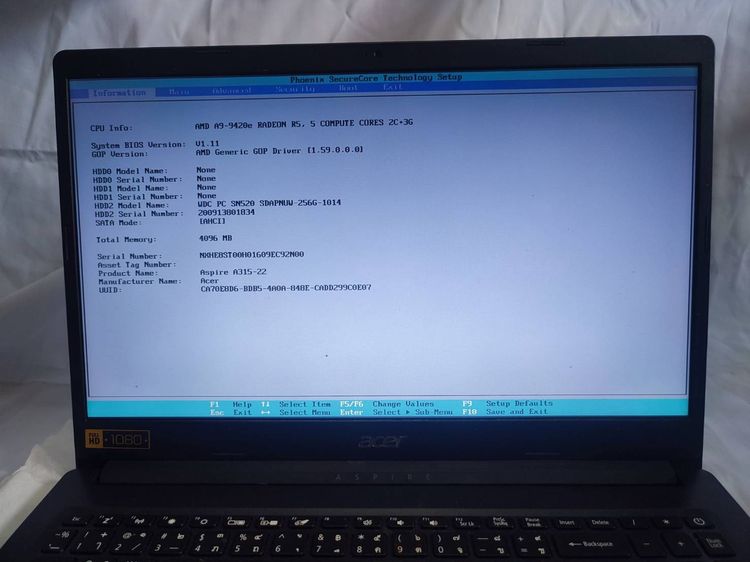 NOTEBOOK ACER ASPIRE 3 A315-22-90B3  รูปที่ 4