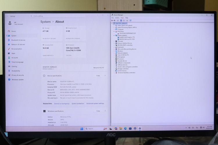 COMSET GAMING CORE I5-13500-GTX1650 RAM16-512GB รูปที่ 2