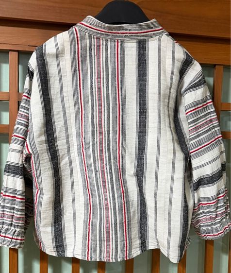 เสื้อผ้าใยกัญชงทอมือ ตัดเย็บรูปแบบสวยงาม มีซิปหน้าทำให้ใส่ได้สะดวก สภาพดีมาก ใช้งานน้อย รูปที่ 8