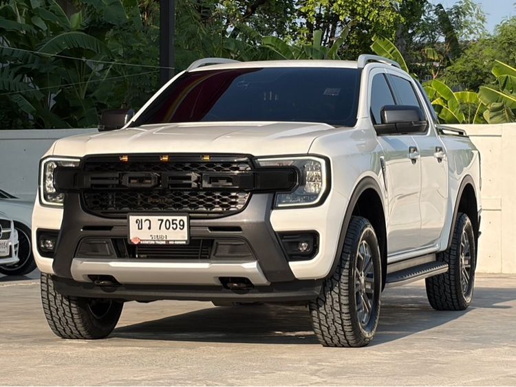 Ford Ranger 2022 2.0 Turbo Hi-Rider Wildtrak Pickup ดีเซล ไม่ติดแก๊ส เกียร์อัตโนมัติ ขาว รูปที่ 3