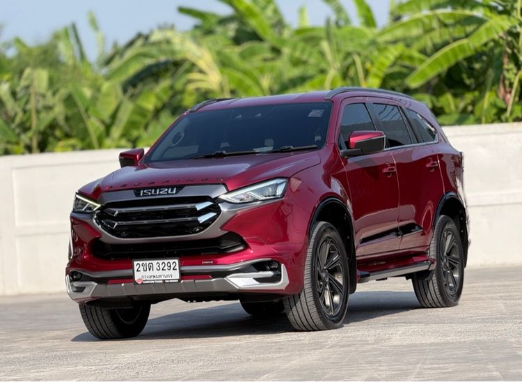 Isuzu MU-X 2021 3.0 Ultimate AT 2WD Utility-car ดีเซล ไม่ติดแก๊ส เกียร์อัตโนมัติ แดง รูปที่ 2