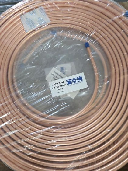 ท่อทองแดงหนา ม้วน15m รูปที่ 2