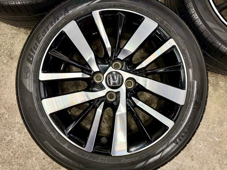 ล้อแม็ก HONDA CITY RS ขอบ 16” สีเดิม ยาง YOKOHAMA 185-55R16 ปี 22  รูปที่ 5