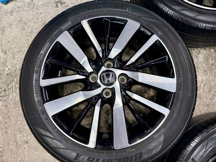 ล้อแม็ก HONDA CITY RS ขอบ 16” สีเดิม ยาง YOKOHAMA 185-55R16 ปี 22  รูปที่ 7