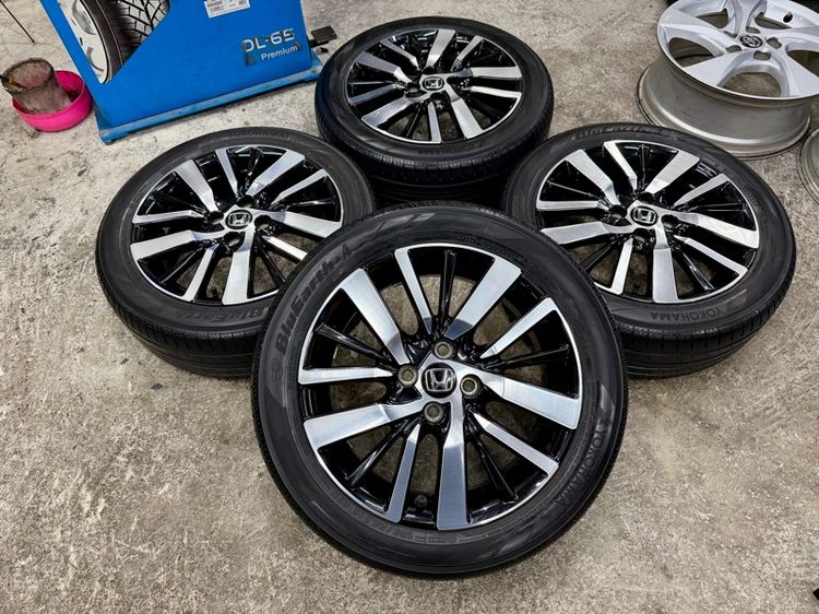 ล้อแม็ก HONDA CITY RS ขอบ 16” สีเดิม ยาง YOKOHAMA 185-55R16 ปี 22  รูปที่ 3