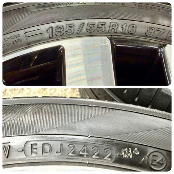 ล้อแม็ก HONDA CITY RS ขอบ 16” สีเดิม ยาง YOKOHAMA 185-55R16 ปี 22  รูปที่ 9