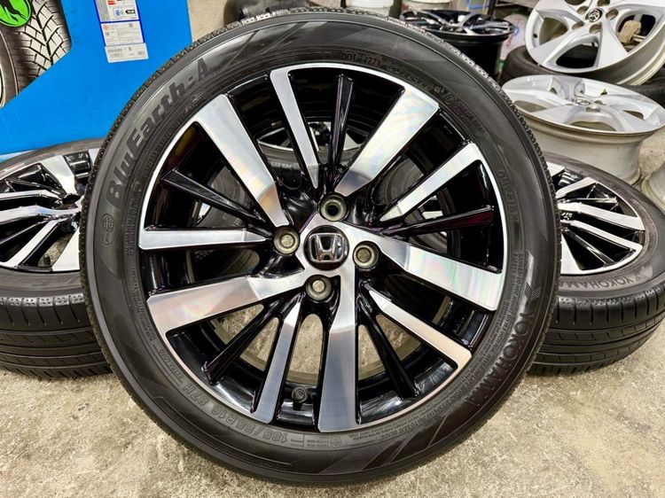16" ล้อแม็ก HONDA CITY RS ขอบ 16” สีเดิม ยาง YOKOHAMA 185-55R16 ปี 22 
