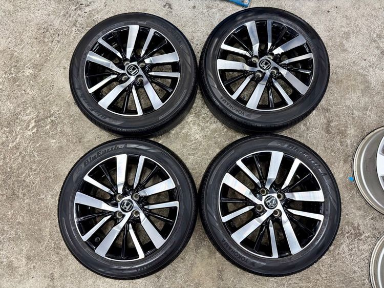 ล้อแม็ก HONDA CITY RS ขอบ 16” สีเดิม ยาง YOKOHAMA 185-55R16 ปี 22  รูปที่ 4