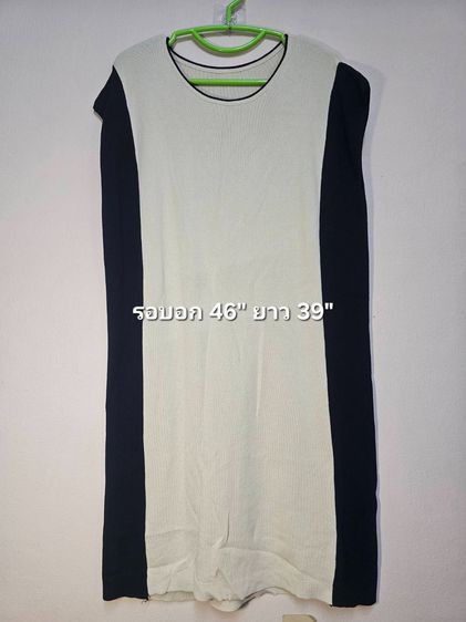 เดรส ผ้าคาร์ดิแกน ผ้ายืดตามสรีระ ส่งต่อมือสอง สภาพดี ไม่มีตำหนิ รูปที่ 3