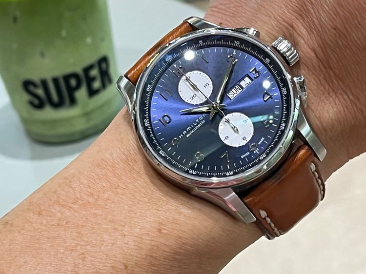 Hamilton Jazzmaster Chrono Auto 2024 กล่องใบครบ รูปที่ 9