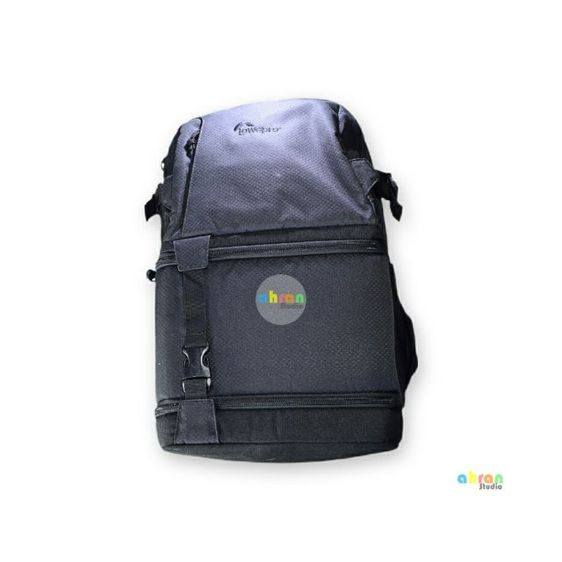 ฟรีส่ง กระเป๋ากล้อง Lowepro DSLR Video Pack 350AW 17" Laptop สะพายหลัง ที่ล็อคคาดเอว(สีดำ)