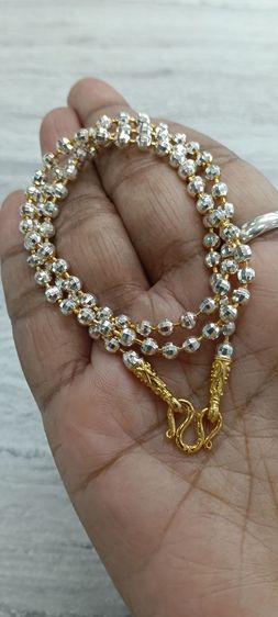 สร้อยคอทองคำขาวงานจิวเวอร์รี่ไม่ลอกไม่ดำใส่อาบน้ำได้ รูปที่ 16