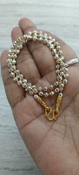 สร้อยคอทองคำขาวงานจิวเวอร์รี่ไม่ลอกไม่ดำใส่อาบน้ำได้ รูปที่ 11